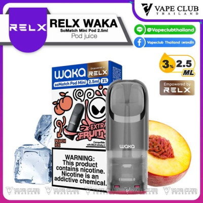 Картридж Waka soMatch Peach Ice (Персик Лед) 3% 600 затяжек