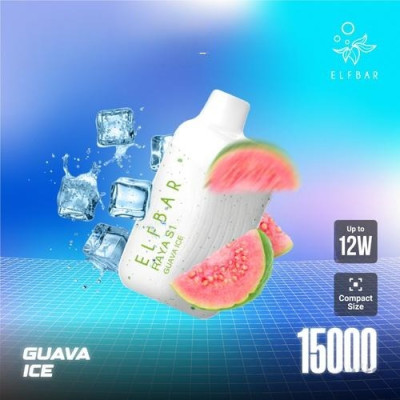 Электронная сигарета Elf Bar RAYA S1 Guava Ice (Гуава Лед) 3% 15000 затяжек