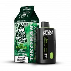 Электронная сигарета Husky Tikobar Сибирь Kiwi Cactus Lime (Киви Кактус Лайм) 2% 12000 затяжек