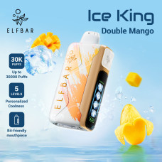 Электронная сигарета Elf Bar Ice king Double Mango (Двойное Манго) 5% 30000 затяжек