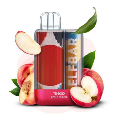 Электронная сигарета Elf Bar TE6000 Apple peach (Яблоко Персик) 5% 6000 затяжек