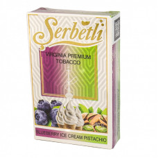 Табак для кальяна Serbetli Blueberry Ice Cream Pistachio 50 гр