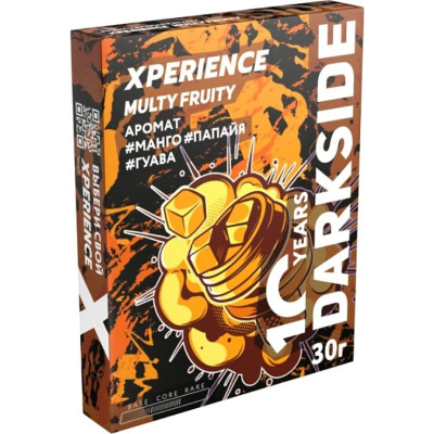 Табак для кальяна Darkside Xperience Multy Fruity (Манго Папайя Гуава) 30 г