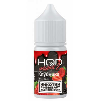 Жидкость HQD Hard Original 2.0 30ml 20mg Strawberry / Клубника