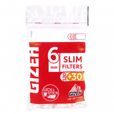 Фильтры для самокруток Gizeh Slim 6мм 120+30 шт