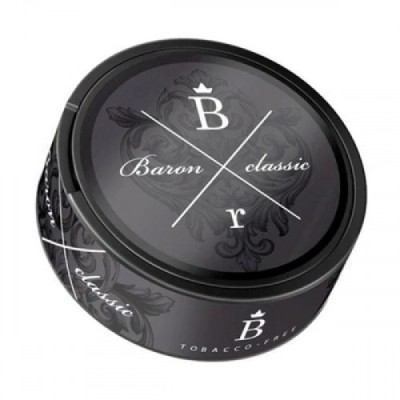 Снюс Baron Classic Black 40 мг/г (бестабачный, толстый)