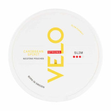 Снюс Velo Caribbean Spirit Strong 10 мг/г (бестабачный, тонкий)