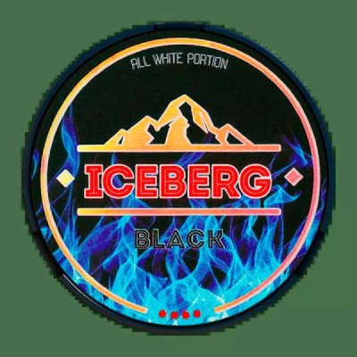 Снюс Iceberg Black 100 мг/г (бестабачный, тонкий)