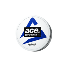 Снюс Ace Superwhite Cool Mint 16 мг/г (бестабачный, тонкий)
