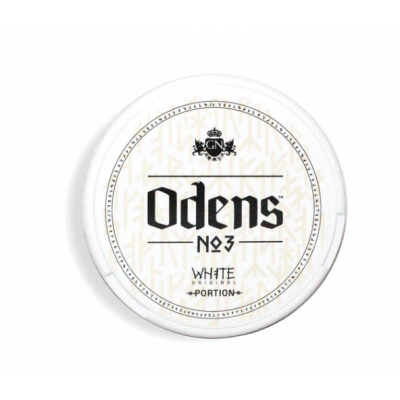 Снюс Oden's No 3 White Portion 15gr / 9 mg/g