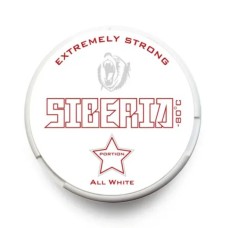Снюс Siberia All White Extremely Strong Slim 33 мг/г (мятный, безтабачный, тонкий) Снюс Siberia All White Extremely Strong Slim 33 мг/г (мятный, безтабачный, тонкий)