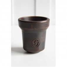 Глиняная чаша для кальяна в форме бочки