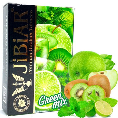 Табак для кальяна Jibiar Green Mix (Грин Микс) 50 гр