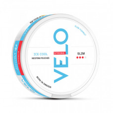 Снюс VELO Ice Cool Strong 14 мг/г (бестабачный, тонкий)