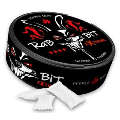 Снюс RaBBiT Pepper Mint Extreme 50 мг/г (бестабачный, тонкий)