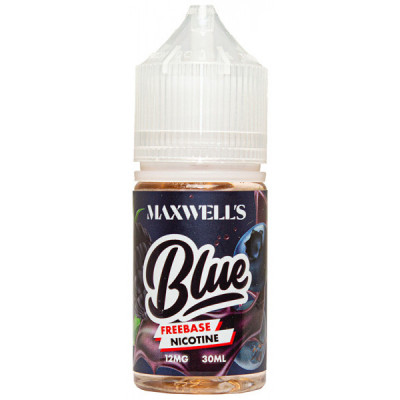 Жидкость Maxwells FREEBASE 30 мл BLUE 12 мг/мл Холодный лимонад с черникой, ежевикой и голубикой