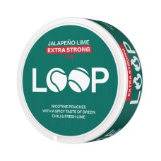 Снюс Loop Jalapeño Lime Extra Strong 20 мг/г (бестабачный, тонкий) Снюс Loop Jalapeño Lime Extra Strong 20 мг/г (бестабачный, тонкий)