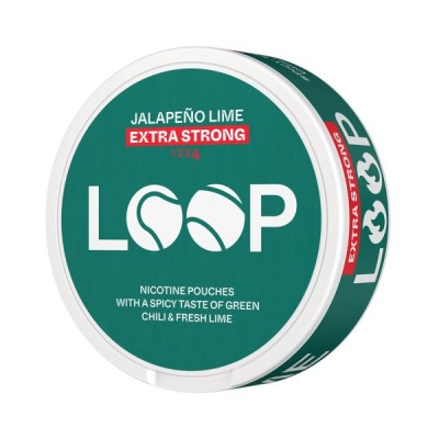Снюс Loop Jalapeño Lime Extra Strong 20 мг/г (бестабачный, тонкий)