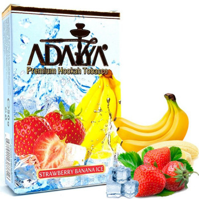 Табак для кальяна Adalya Strawberry Banana Ice (Ледяная клубника с бананом) 50 г