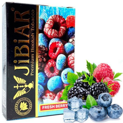 Табак для кальяна Jibiar Fresh Berry (Ягоды Лед) 50 гр