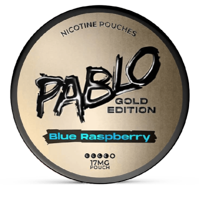 Снюс Pablo Gold Edition Blue Raspberry 17 мг/г (бестабачный, тонкий)