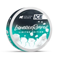Снюс ICE Liquorice Reaper 24 мг/г (бестабачный, тонкий) Снюс ICE Liquorice Reaper 24 мг/г (бестабачный, тонкий)