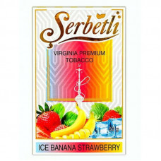 Табак для кальяна Serbetli  ice strawberry banana