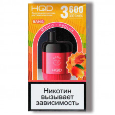 Электронная сигарета HQD Bang Mango Peach (Манго Персик) 2% 3600 затяжек