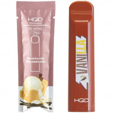 Электронная сигарета HQD Cuvie Vanilla (Ванильное Мороженое) 2% 300 затяжек