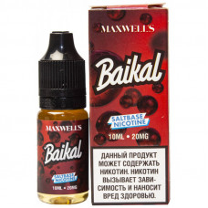 Жидкость Maxwells SALT 10 мл Baikal 20 мг/мл Напиток Байкал