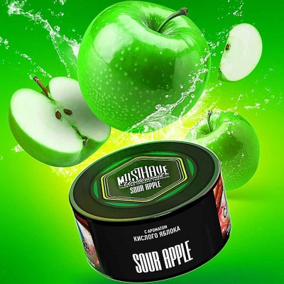 Табак для кальяна MustHave Sour Apple (Кислое Яблоко) 25 г