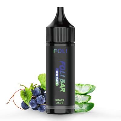 Электронная сигарета FOLI BAR Grape Aloe (Виноград Алоэ) 3% 15000 затяжек