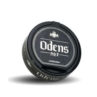 Снюс Oden's No3 Portion 18 г 9 мг/г (табачный, толстый)